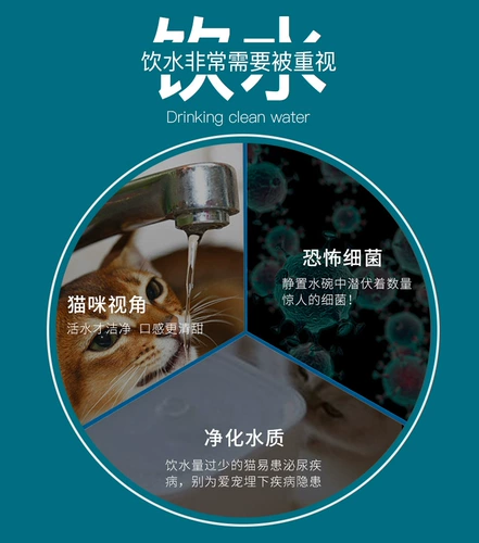 Диспенсер для домашних животных фильтр элемент кошка, собака, дозатор собак Фильтр хлопковой домашний питомец умный питьевой диаметр 10,5 см.