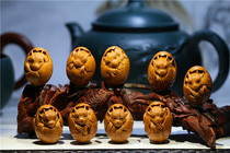 Ziyunhui olive nuclear carving famous hand-carved Kowloon birthday hand string