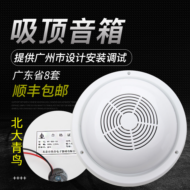 Beijing Weiyin WY-XD5-5 surface mounted ceiling speaker fire broadcast speaker original spot