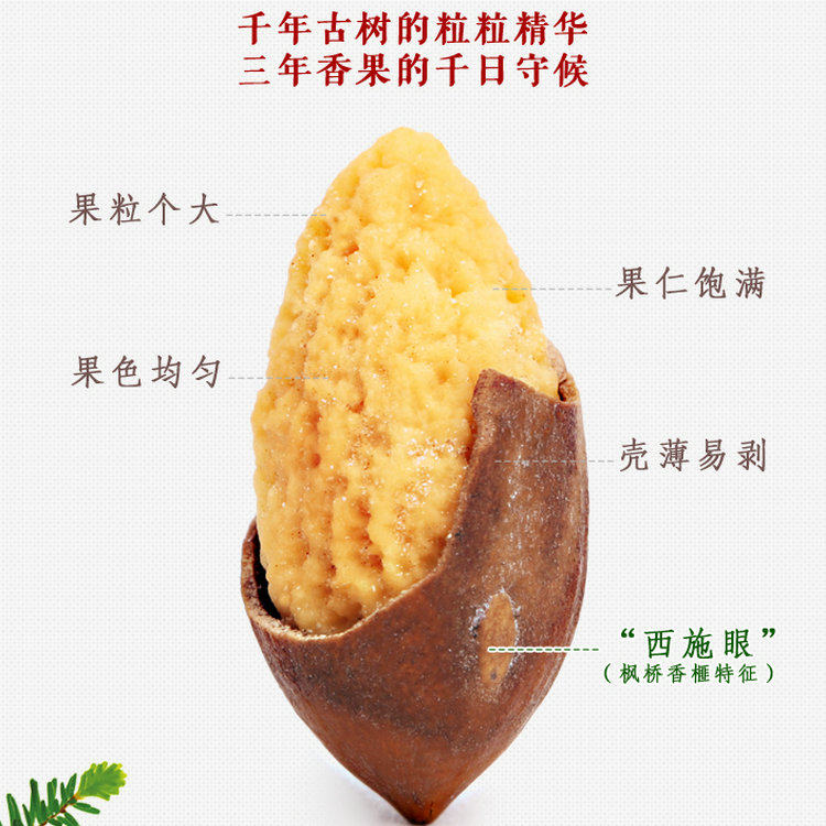 New authentic origin Shaoxing Fengqiao Toraya 150 grams with eyes fragrant concubine nuts Walnut specialty