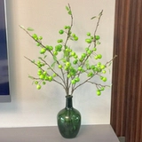 Имитация Маленького Яблока 𬞟Фруктовые Зеленые Растения Украшение Стола Для Гостиной Цветочные Орнаменты Искусственные Цветы Имитация Цветов Легкие Роскошные Высококачественные Украшения