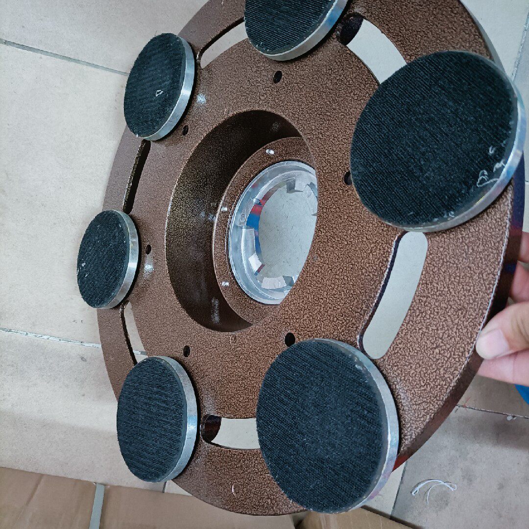 Gachua stone retouching machine spare parts 175 buckle 6 head rotation style renovated aluminium disc triple speed acceleration disc-Taobao