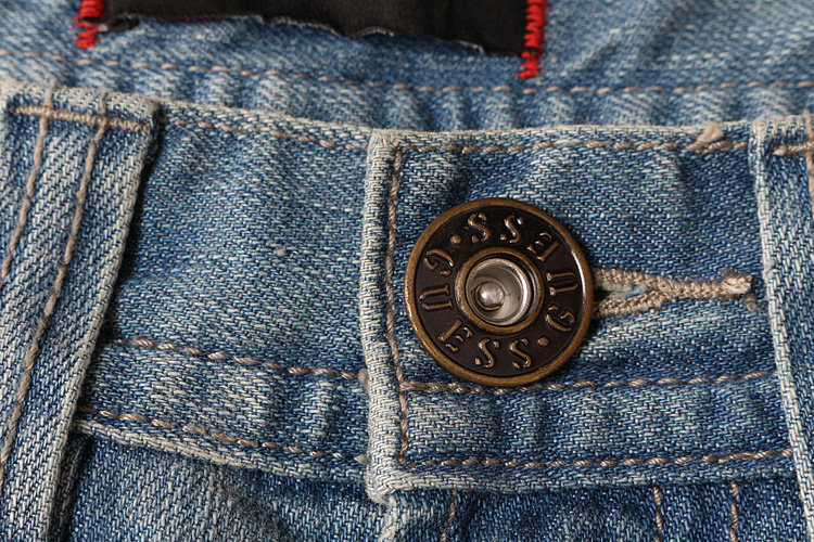 Jeans en coton pour printemps - Ref 1470410 Image 9