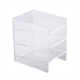 Свежий простой держатель для ручек, акриловая система хранения, вместительные и большые канцтовары