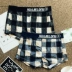 Cotton Quần lót nam Giới trẻ Tide Quần nam Aro Quần mid-Eo Quần lót kẻ sọc Thoải mái thoáng khí Thể thao Nene quần lót thể thao Giữa eo