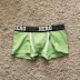 Quần short cotton nam màu rắn quần sịp Thời trang gợi cảm eo thấp thoải mái thể thao quần short nam Một mảnh quần lót nữ cạp cao Vòng eo thấp