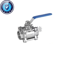 304 stainless steel ball valve three-piece wire buckle ball valve quality guaranteed internal threaded ball valve international standard