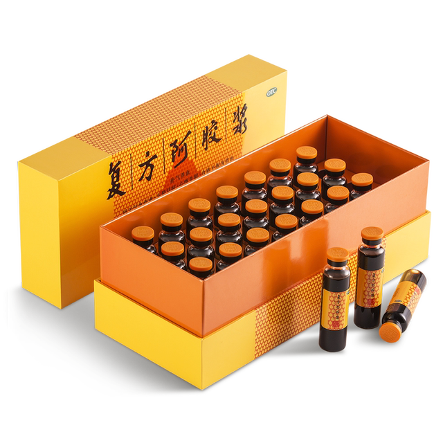 东阿阿胶 复方阿胶浆口服液 24支 凑单折后￥146.6包邮 赠桃花姬阿胶糕 75g