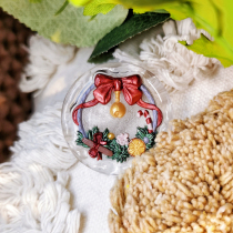 (火漆币成品)圣诞结套色火漆成品|婚礼请柬信封口装饰|手账素材