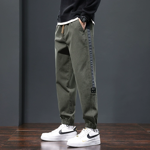 Осенние штаны, тонкие мужские летние повседневные брюки, коллекция 2023, оверсайз