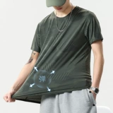 Тонкая быстросохнущая шелковая футболка с коротким рукавом, размер