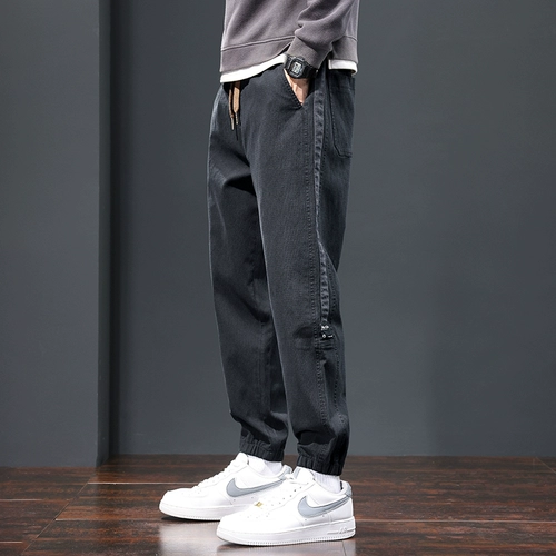 Осенние штаны, тонкие мужские летние повседневные брюки, коллекция 2023, оверсайз
