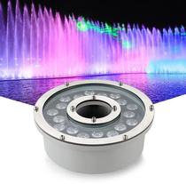 Underwater light Colorful underwater light Waterproof 6W9W spotlight led fish tank light 12v24v Pool fish pond light Fountain light