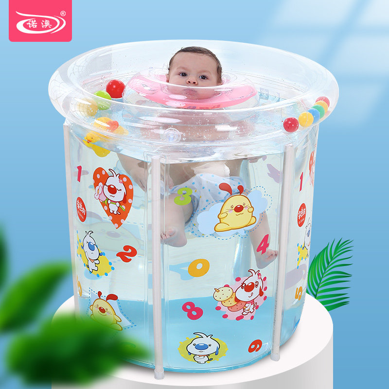 Nuoao thickened folding water-saving swimming pool Environmental protection full transparent infant swimming pool Baby swimming photo