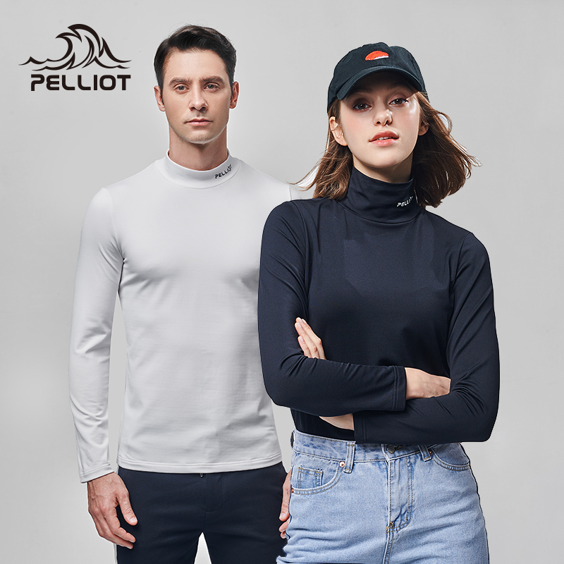 Burhy and autumn winter outdoor catch clothing for men and women thin air and warm upkeep movement rocking grain suede 100 hitch undershirt