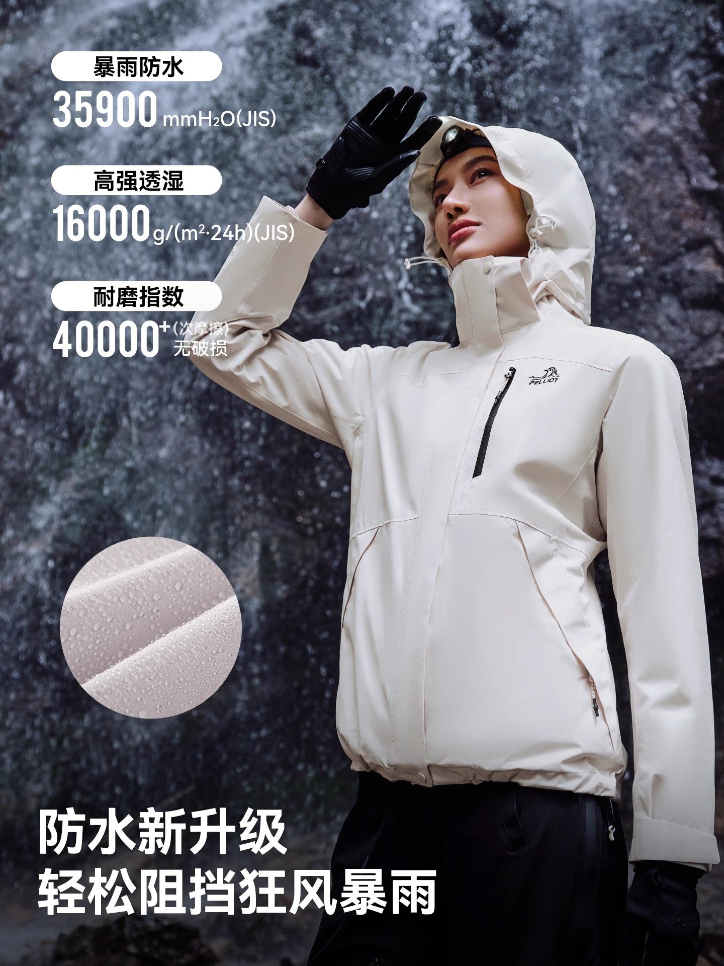 Pelliot 伯希和 山野2.0 户外三合一防水冲锋衣 88VIP会员折后￥344.88包邮 男、女多色可选