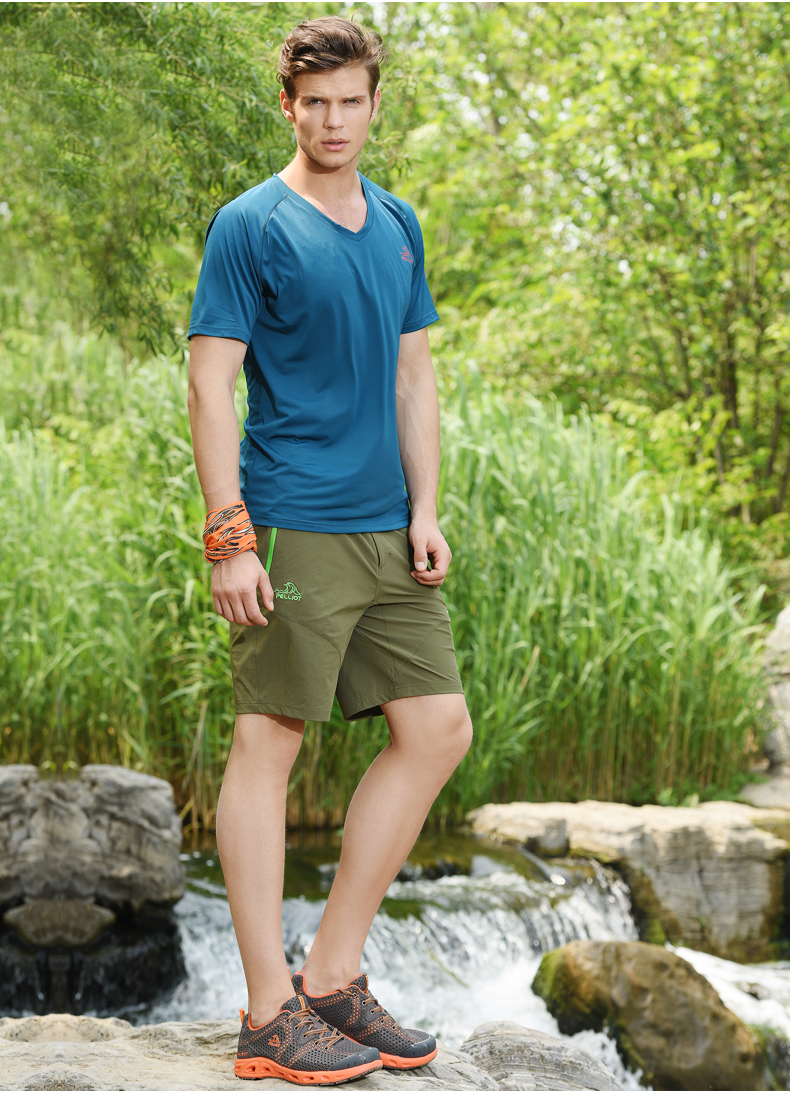Leo núi thoáng khí chống trekking Trung Quốc leo núi đá bãi biển quần áo nhanh khô quần áo ngoài trời quần nhanh khô - Quần áo ngoài trời áo khoác asics