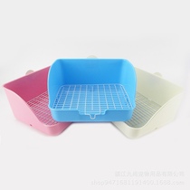 Pet mink Pet special toilet Ferret special fixed toilet Steel wire mesh anti-pull out anti-drag