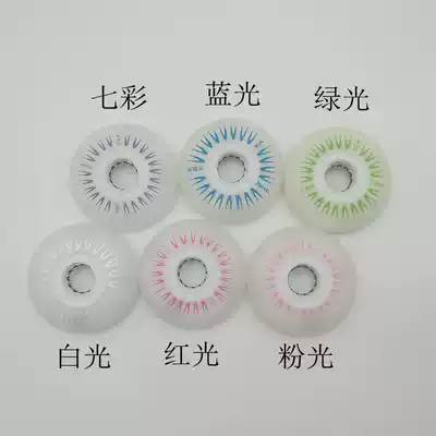Skate skates wheel flash wheel adult single row wear-resistant brake color Arctic glowing roller skating