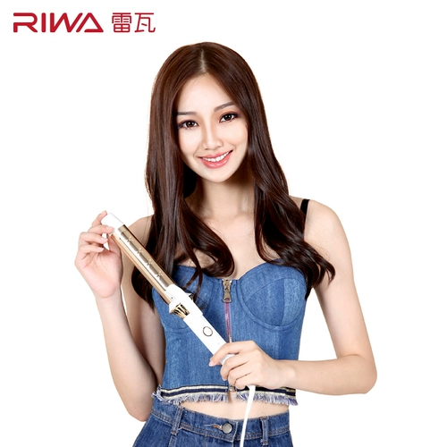 Leiwa Curl Stick Женская корейская большая ролл 33 -миллиметровый парикмахерский салон Профессиональные водяные ребра волны вьющиеся волосы ленивые артефакт