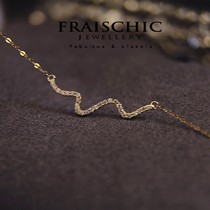 Fraischic lightning 18 years new exclusive original design 25 points diamond group inlay choker