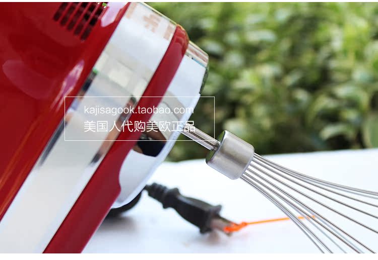 máy đánh trứng trộn bột [Người Mỹ mở] Máy đánh trứng cầm tay bằng thép không gỉ đa chức năng 7 cấp KitchenAid - Máy trộn điện máy đánh trứng panasonic