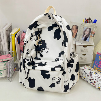 Cartoon large capacity backpack for middle school and high school students