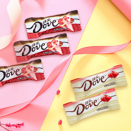 丝滑牛奶\/香浓黑巧,德芙旗舰店纯可可脂巧克力