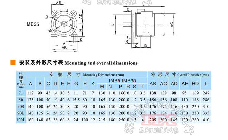 Двигатель 九洲普惠yl系列电容运转异步电机 yl100l1-4 yl90l-4 单相电动机 OTHER