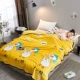 Cộng với tấm nhung dày mùa đông ấm áp nhung san hô chăn chống trượt phần mỏng flannel lớn đôi chăn mat - Khăn trải giường