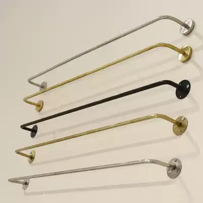 Haoqian children's clothing shelf clothing store hanger display rack women's upper wall is hanging stainless steel reinforced titanium alloy hanging rod Wall