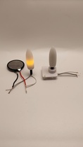 3V LED electronic candle light bulb accessories warm light beads powered by 2 AA batteries 10 prices