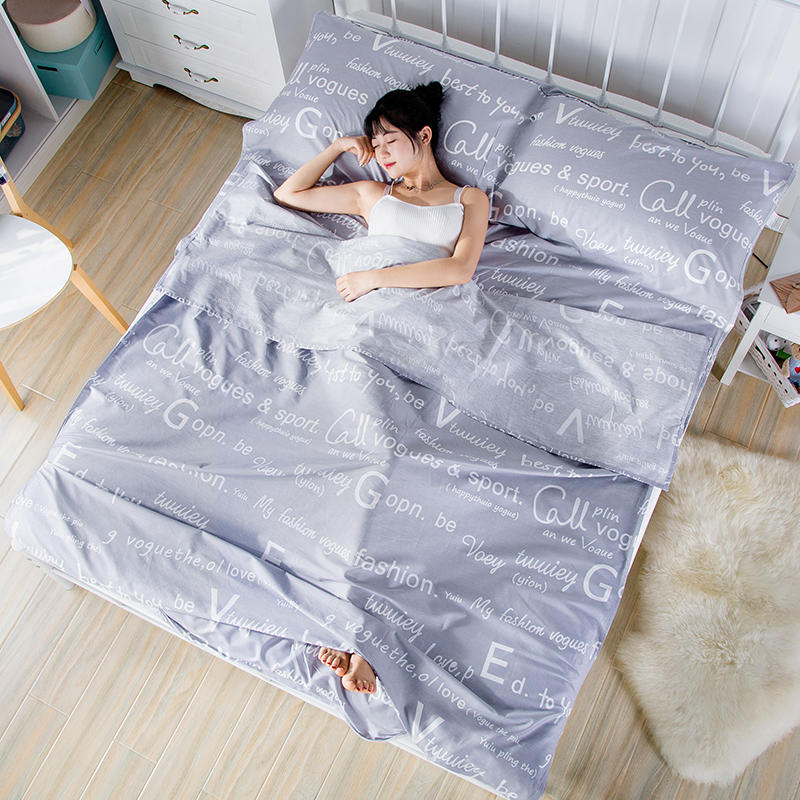 Khách sạn du lịch trên bẩn túi ngủ dành cho người lớn khách sạn kinh doanh đôi quilt cover du lịch xách tay tấm chống bẩn người bông