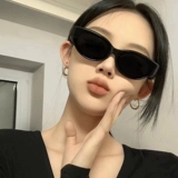 Ретро солнцезащитные очки, в американском стиле, кошачий глаз, 2 карат, популярно в интернете, защита от ультрафиолета