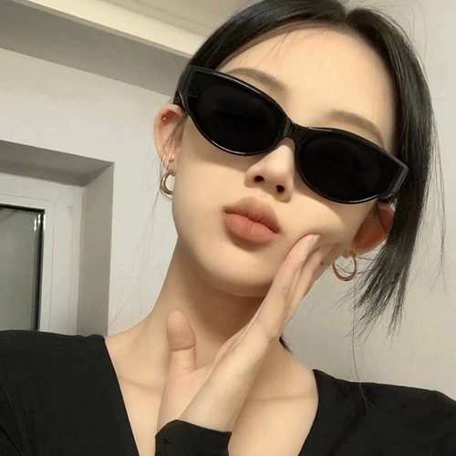 Ретро солнцезащитные очки, в американском стиле, кошачий глаз, 2 карат, популярно в интернете, защита от ультрафиолета