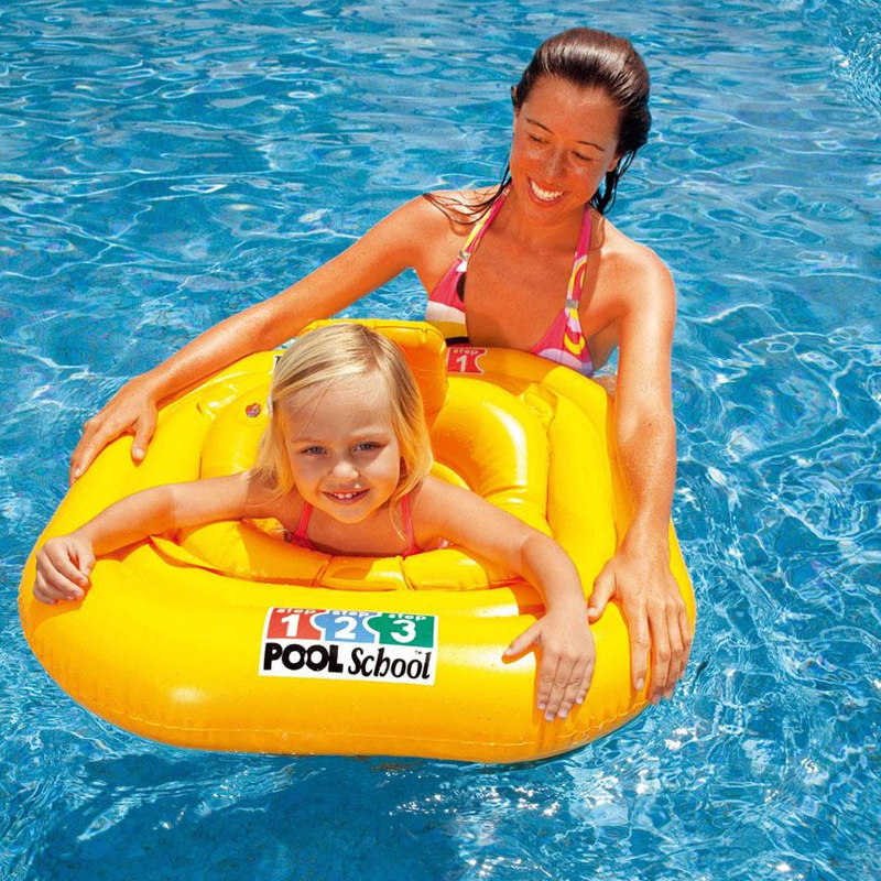 INTEX Swimming school Swimming floating ring Infant child seat ring Baby seat ring Armpit ring Swimming ring Arm ring floating plate