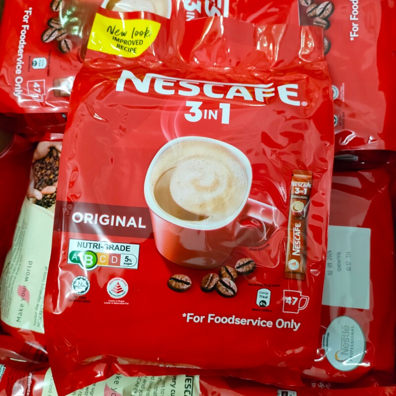 Malaysia Imported Nescafe Nestlé 3-in-1 Instant Red Coffee 47 Sachets Singapore Red Classic