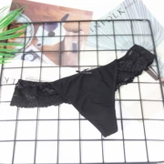P-22 cô gái ren đen gợi cảm thongs đa năng T đồ lót nữ sinh đồ lót eo thấp