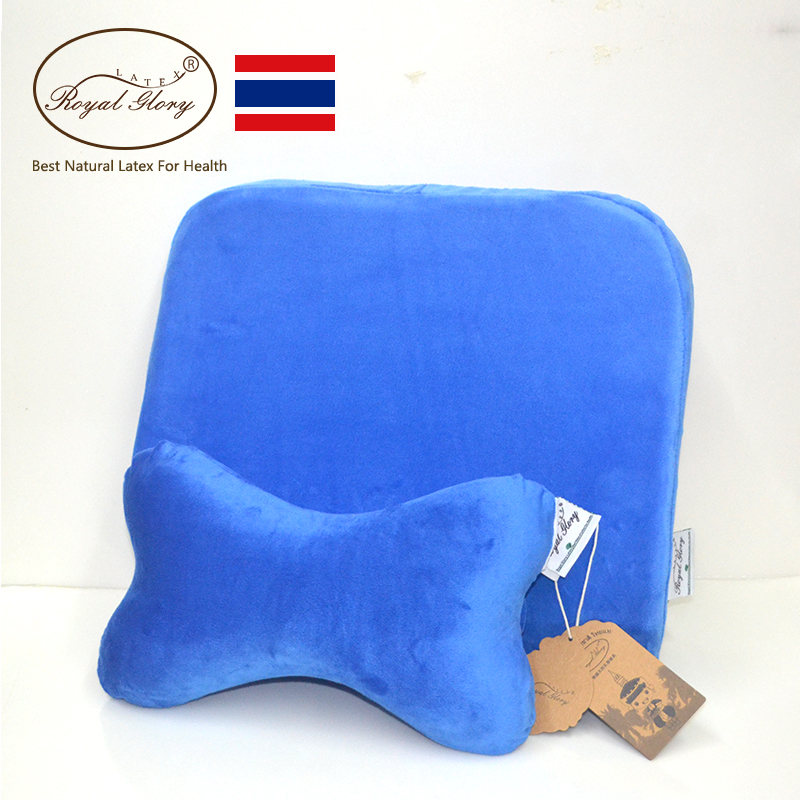ROYAL GLORY LATEX Thailand imported royal natural latex multi-functional lumbar support car neck pillow