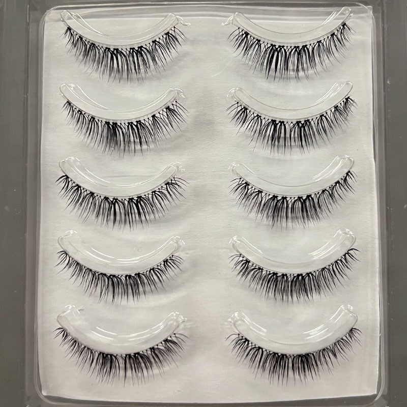 Fake eyelash days Grinding Tip Short plush Plush Sensation Eyes crypto eyes Long M16 Fish Line Stem 5 Pairs with no Gift Glue