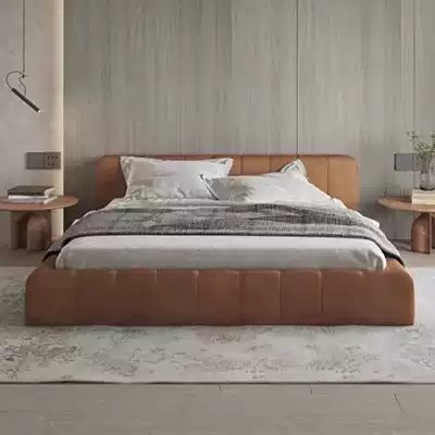 Three-proof technology cloth industrial wind cloth bed cloth bed simple modern bed master bedroom double bed Nordic soft bag wedding bed