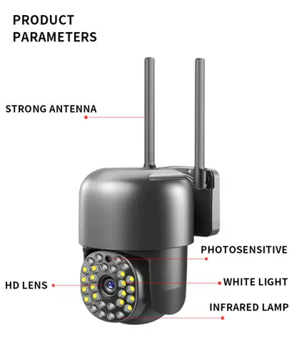 5 ГГц PTZ Wi -Fi IP -камера Audio Smart Homedoor Survei
