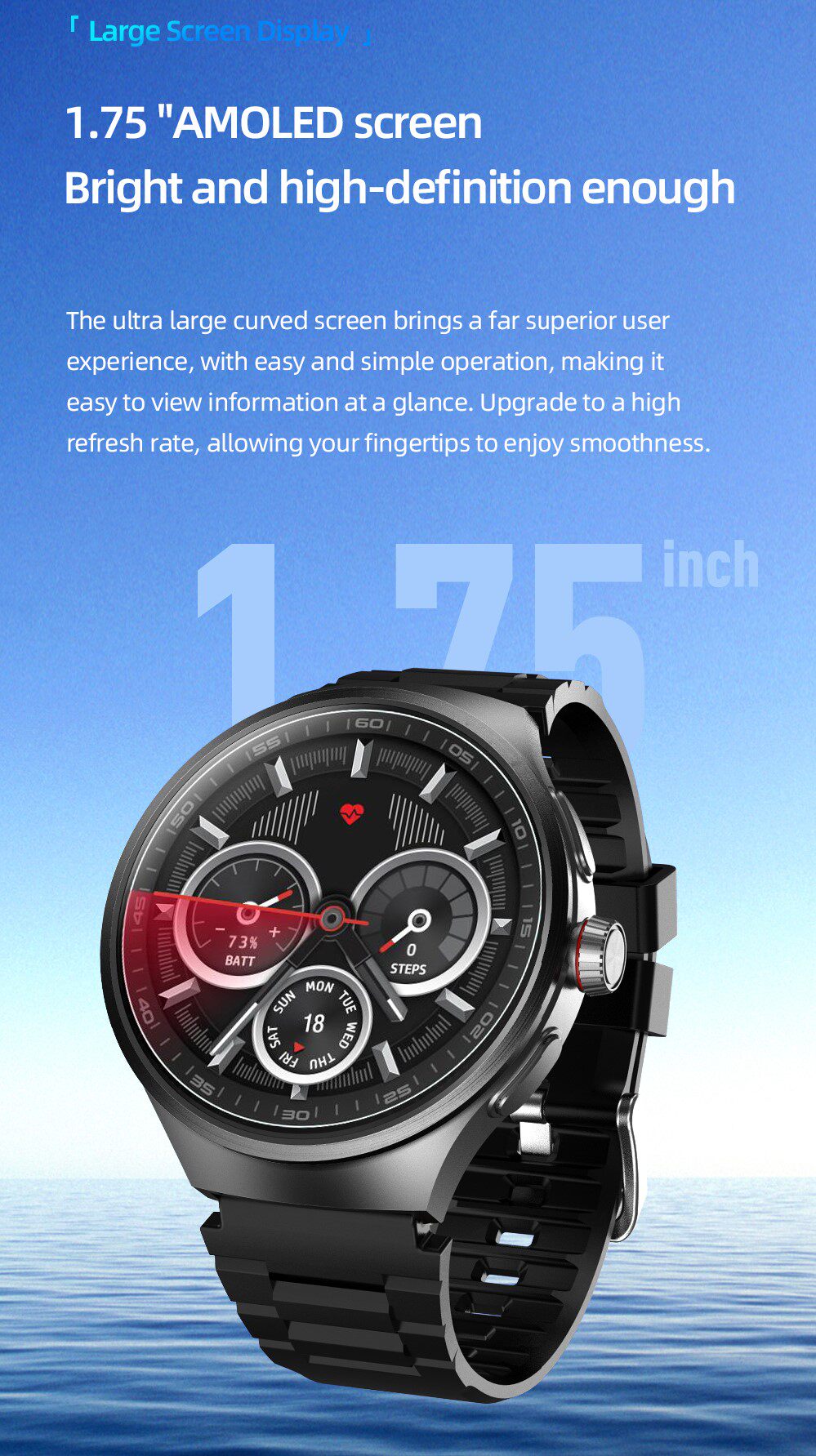 Шагомер android smart watch sim camera amoled gps wifi smartwatch Elah
