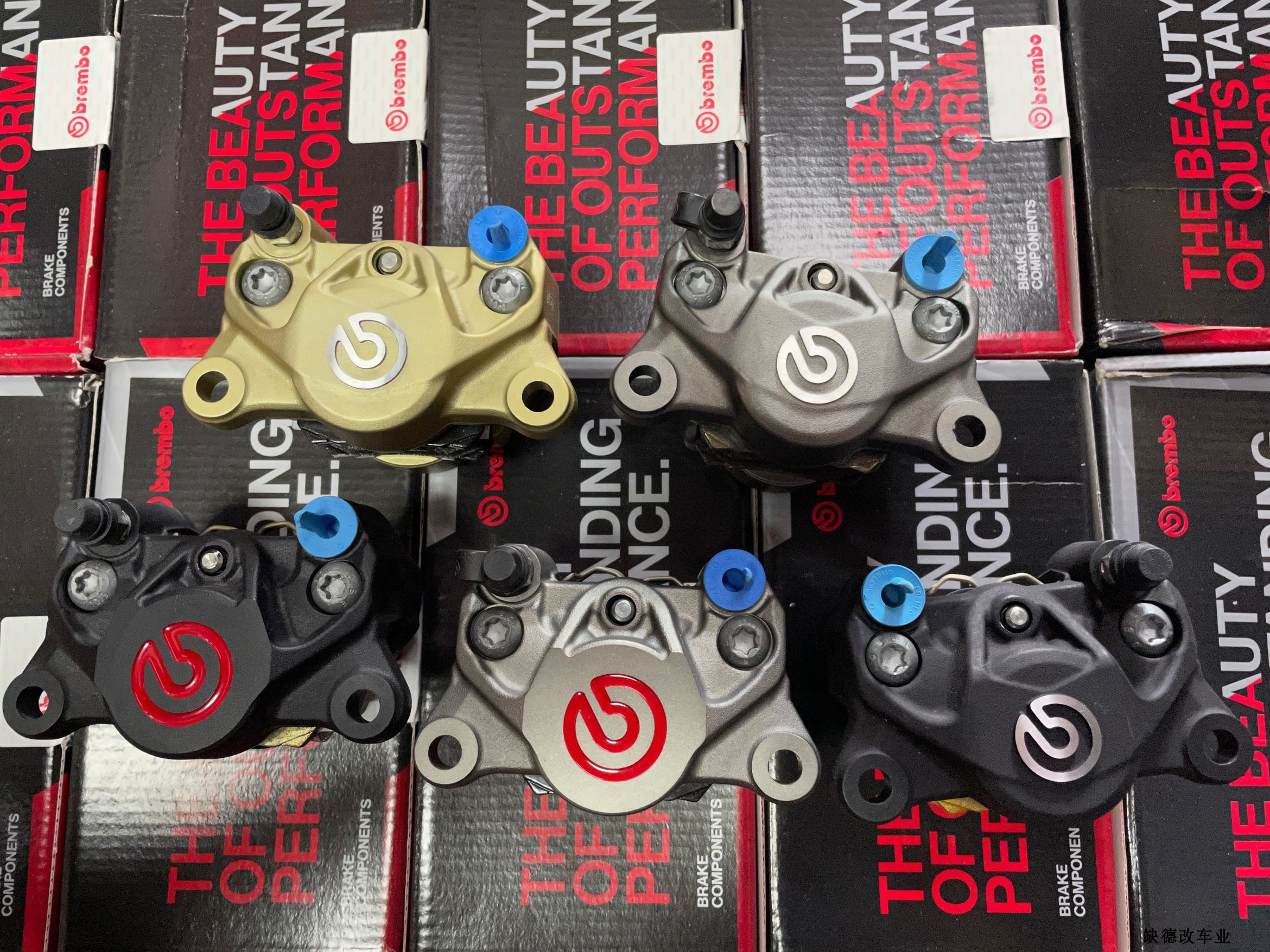 Breibo BREMBO Great crab brake two-piston caliper XMAX300 Fossand 350 calf N1S M Yellow Dragon-Taobao