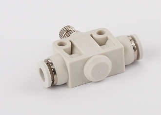 White air double-pass joint PA-04 06 08 10 12 Pipe type throttle valve LSA - 04 06 08