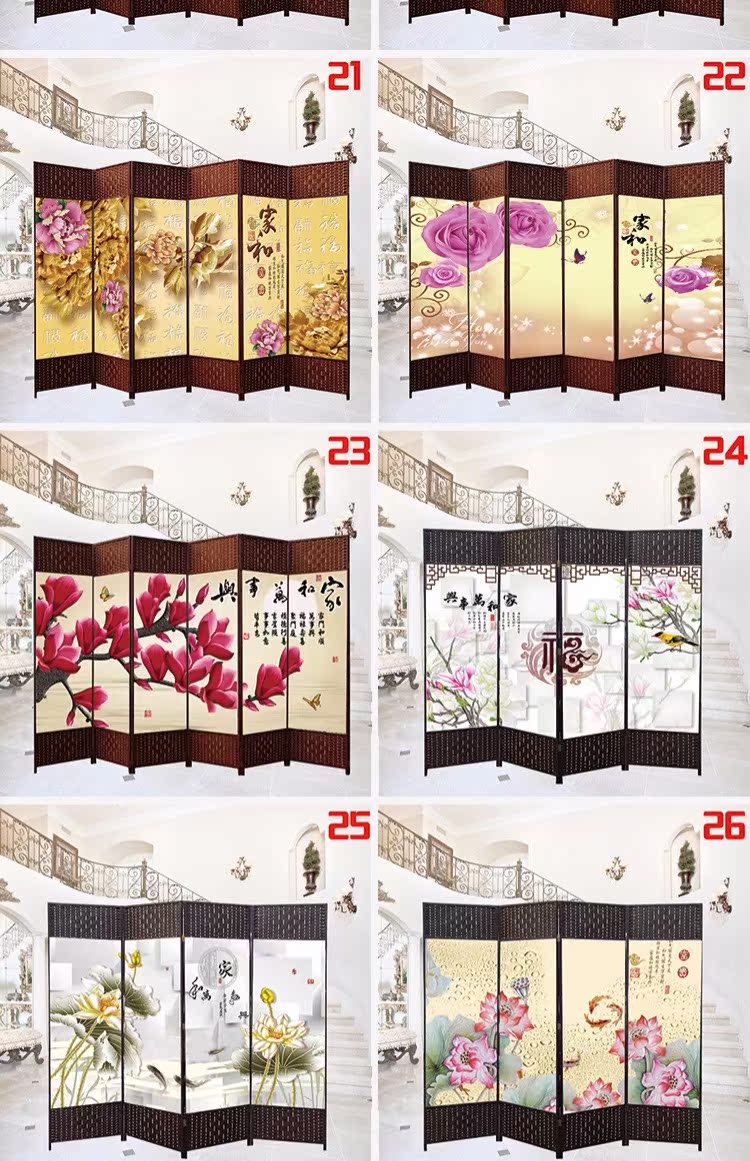 Bắt đầu Tủ sách Ảnh Neo Lưới Sáng tạo TCM Phân vùng màn hình sức khỏe Gấp cửa riêng biệt - Màn hình / Cửa sổ kệ ngăn phòng khách
