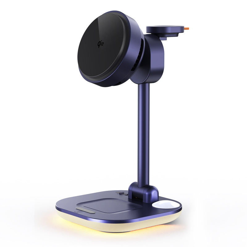 Qi2 Certified Three-In-One Magnetic Wireless Charging Semiconductor Cooling 25W Suitable for Apple and Samsung Watch Chargers