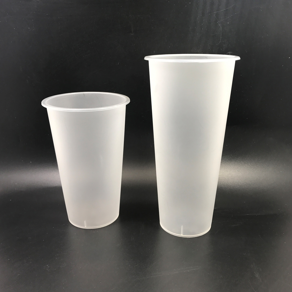 90 caliber frosted cup light cup 500ml 700ml thickened blank frosted cup fruit tea cup milk tea cup