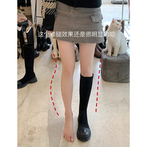 Web red lean boots but boots worn suede splice large boots 41 thick sole 43