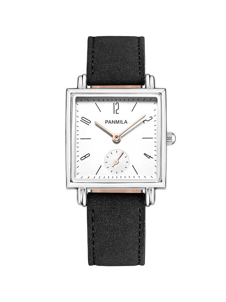 Minimalist Women's Quartz Watch Luxury Square Design Waterproof_voghion.com